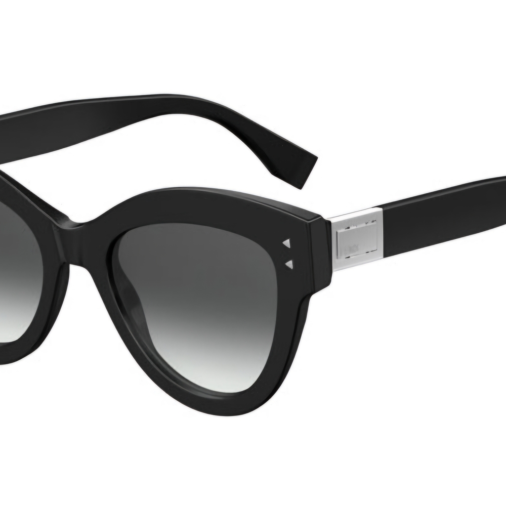 Fendi Peekaboo Sunglasses With  Black Frames /Grey Lenses